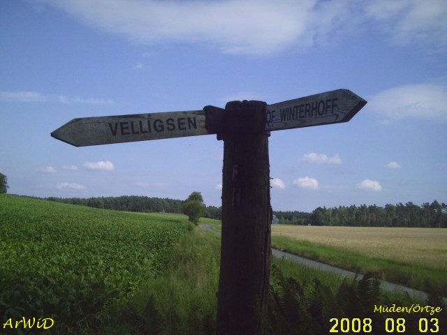 Wegweiser Hof Winterhoff I