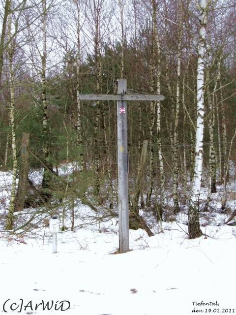 ©Hölzerner Wegweiser Parkplatz Tiefental (2)