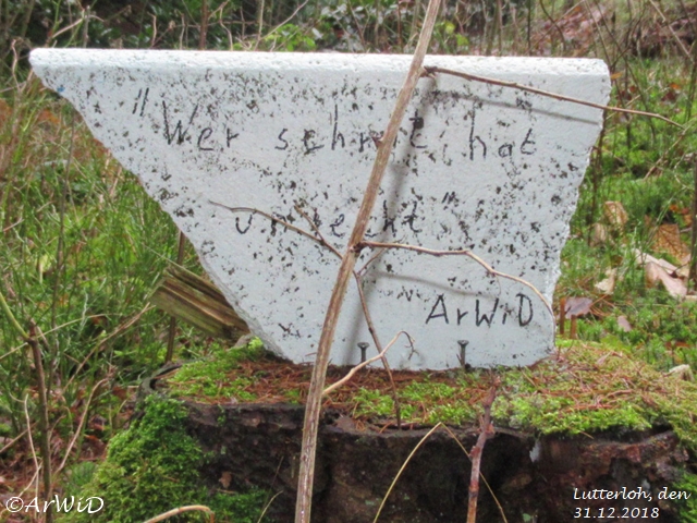 Schreien und Unrecht