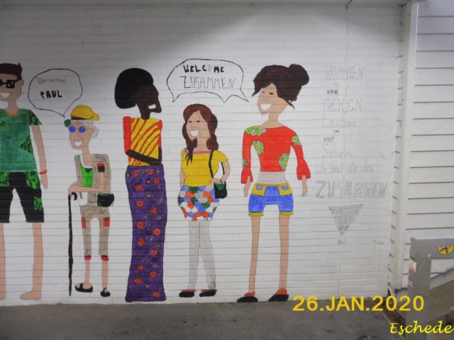 Kunstwerke im Tunnel Eschede 2020 (1)