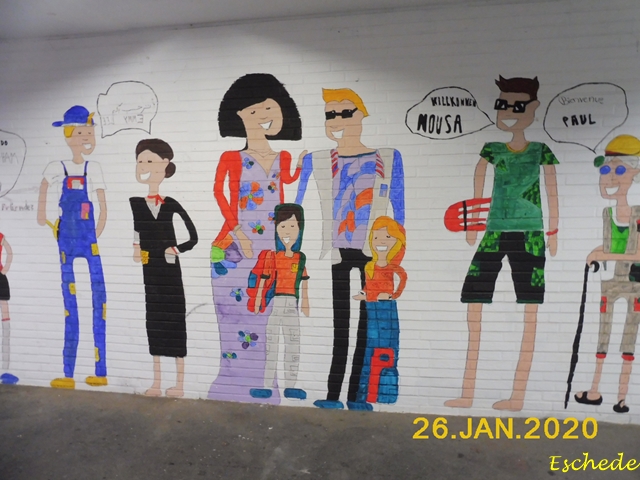 Kunstwerke im Tunnel Eschede 2020 (2)