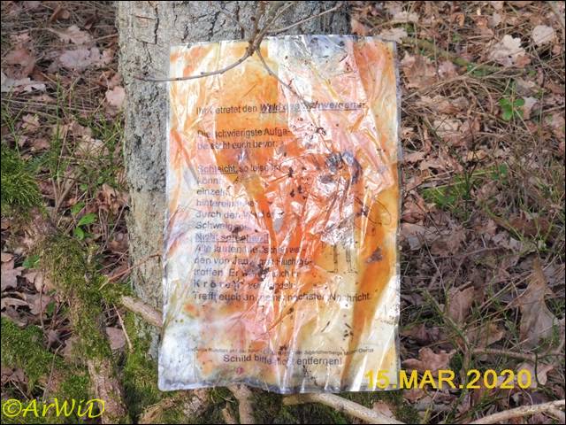 ©Schild Wald des Schweigens (2)